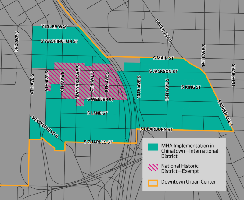 インターナショナル・ディストリクトで 建築物の高さ制限緩和なるか