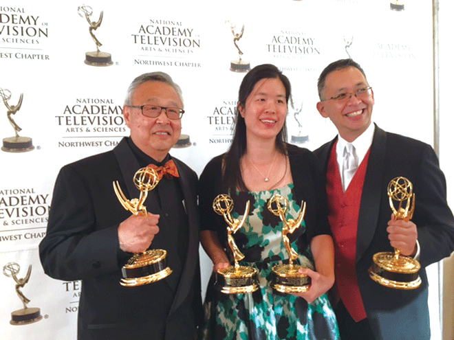 ノースウエスト・エミー賞 地元テレビ関係者へ栄誉 歴史・文化特別部門で 二世ベテラン作品受賞