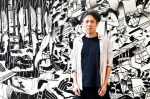 artist-in-front-of-mural-DSC_5830-PS-ADJ | Seattle’s Japanese Community News – North American Post