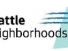 Community-Led Projects Receive Nearly $1 Million Through Neighborhood Matching Fund Banner showing Seattle Neighborhoods logo with a globe icon and the '35 years' anniversary graphic in blue and pink brush strokes.